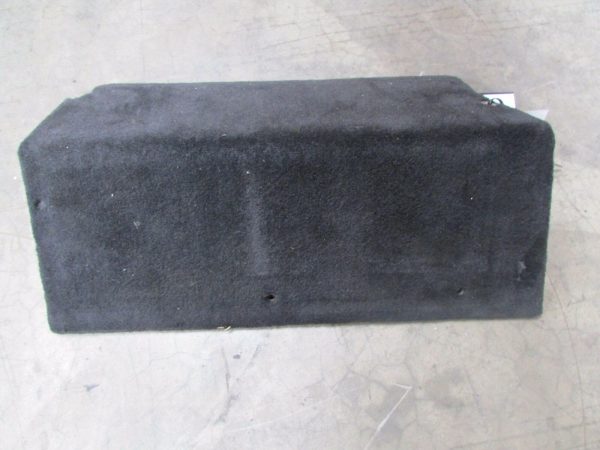 Ferrari 360, RH Rear Carpet Panel,  Cracked, Black, Used, Cracked, P/N 65319100