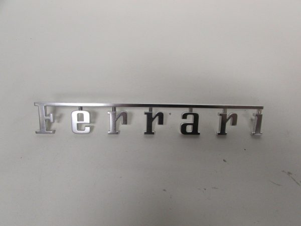 Ferrari 550, 456, 512, 575, 599, 612, 488, Ferrari Script Emblem, New, 63482200