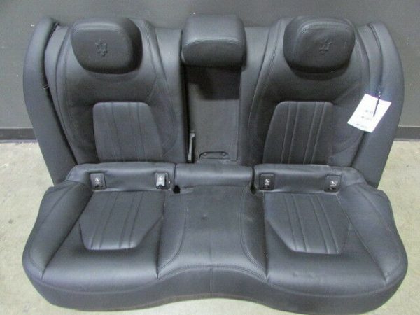 Maserati Ghibli, Complete Rear Seat, Black, Used