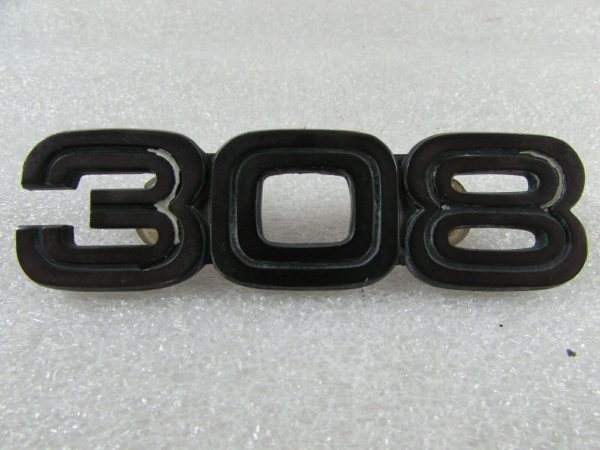 Ferrari 308, "308" Script Emblem, Used, P/N 60044104