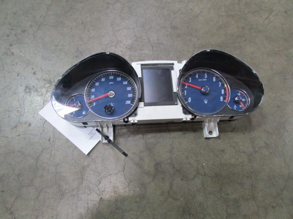 Maserati Granturismo S Model, Speedometer Head Cluster, Used, P/N 249708