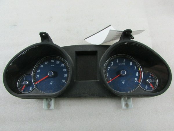 Maserati Granturismo S Model, Speedometer Head Cluster, Used, P/N 285357